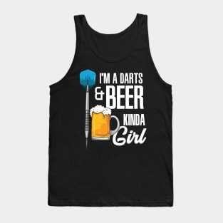 I'm A Darts & Beer Kinda Girl Tank Top